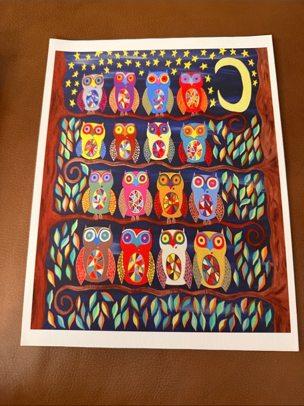 Kerri Ambrosino Canvas Print Owls Whimsical